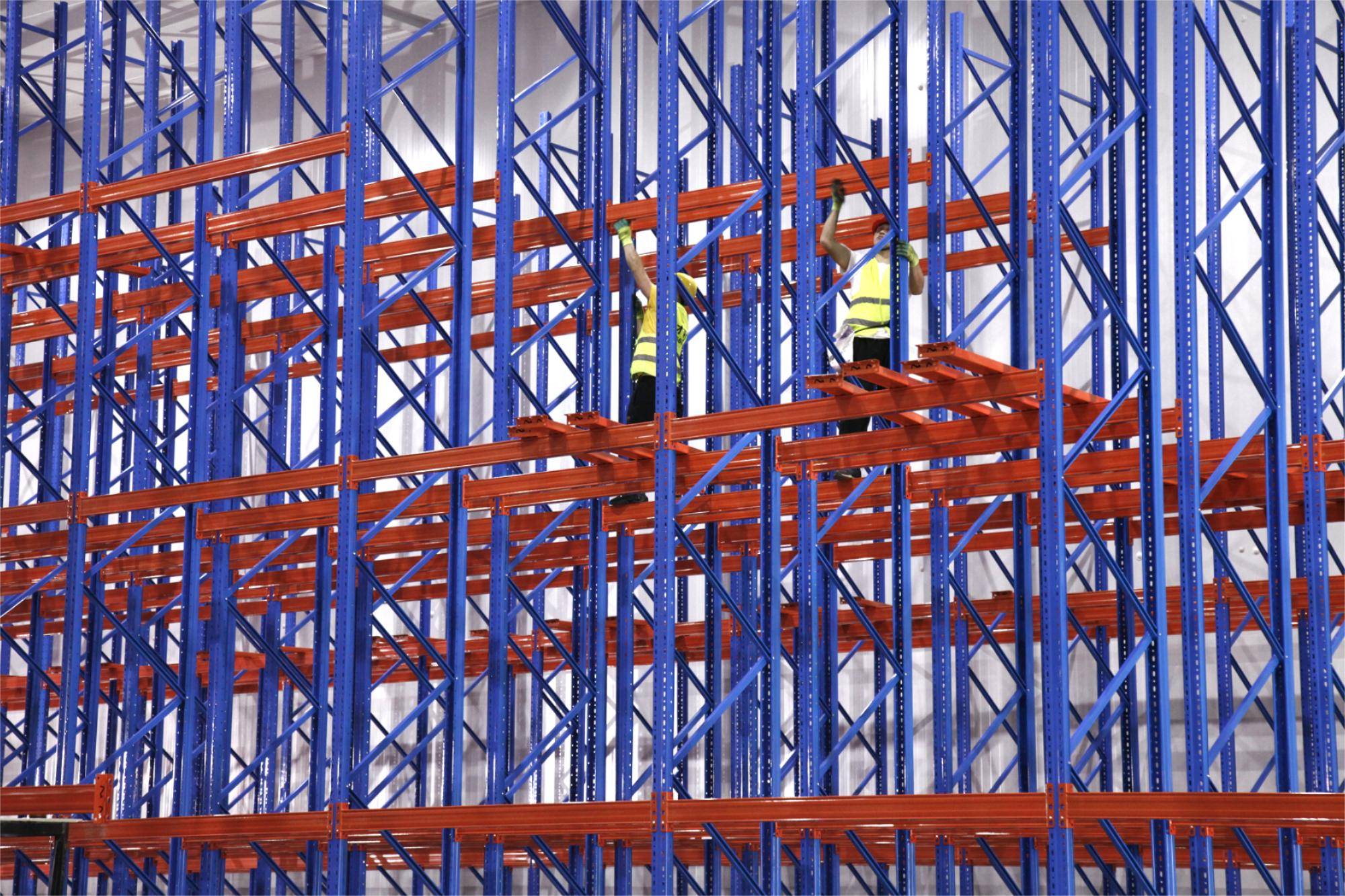 原阳2座冷库横梁式货架项目